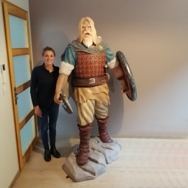 Viking Ragnar sur socle nlcdeco