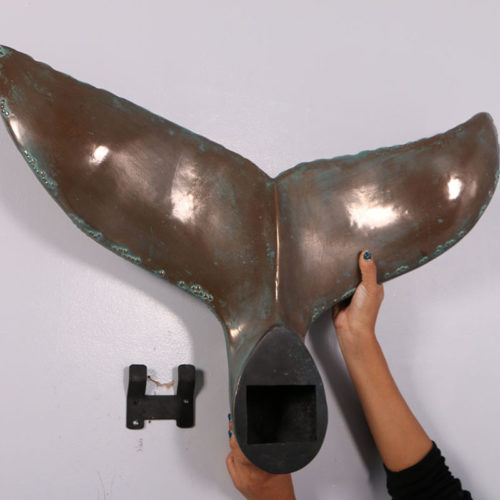 Déco mural queue de baleine bronze NLC DECO