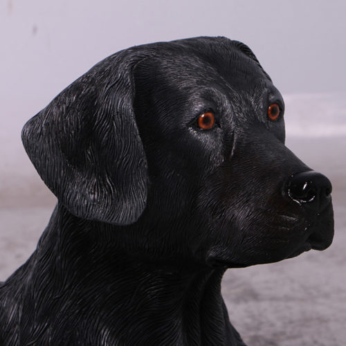 Labrador noir allongé 150251 nlcdeco nlc deco