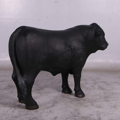 Vache Angus Noire tête droite 160070 nlcdeco nlc deco