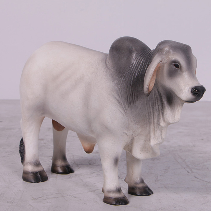 Vache Brahmane grise mini 160035 nlcdeco nlc deco