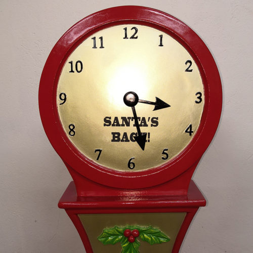 Horloge de Noël decoration noel nlcdeco
