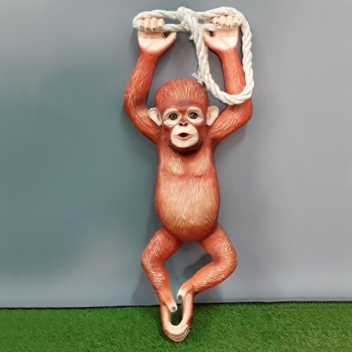 statue décorative parcs attractions bébé orang-outan