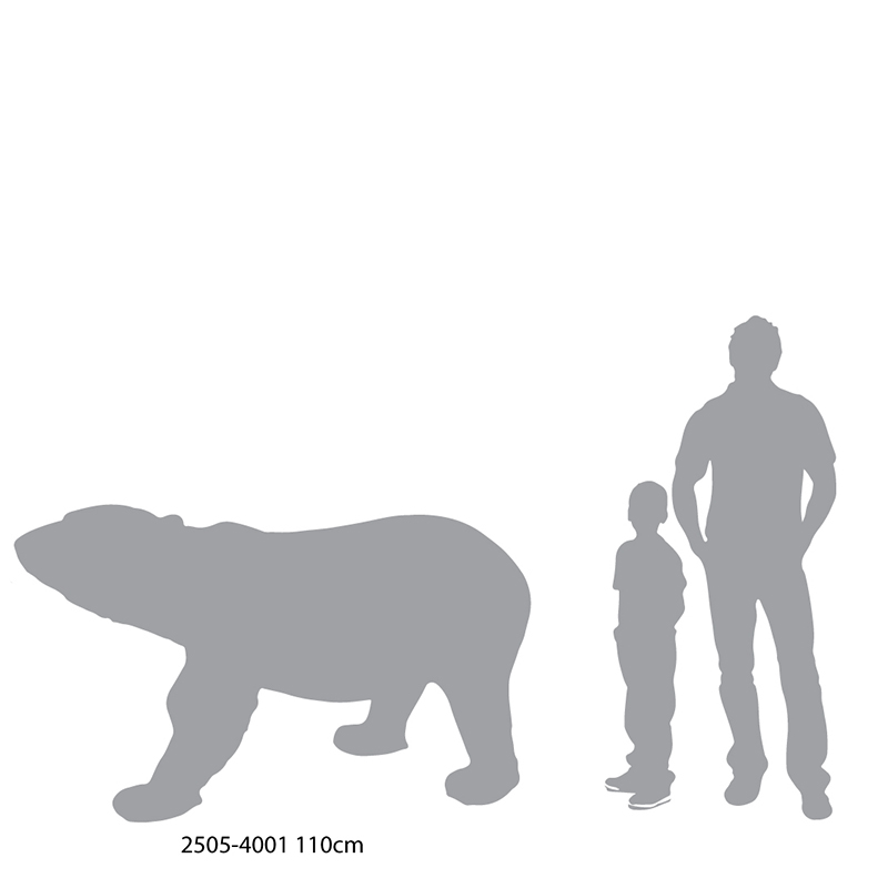 2505-4001-walking-polar-bear-185x65x115 ours polaire qui marche nlc déco nlc deco