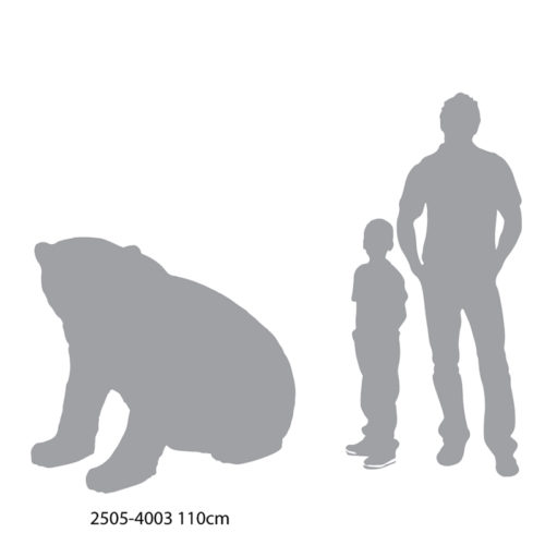 2505-4002-4003-standing-sitting-bears ours polaire assis nlc deco déco