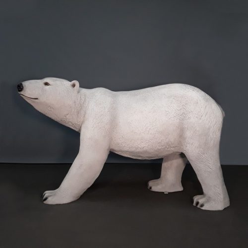 Reproduction résine ours blanc nlcdeco