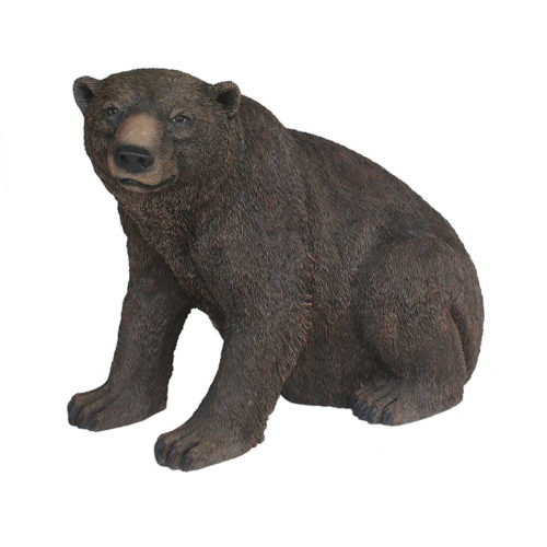 Sitting-Grizzly-Bear ours brun nlc déco deco