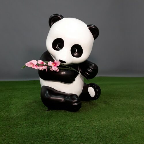panda décoratif en résine nlcdeco
