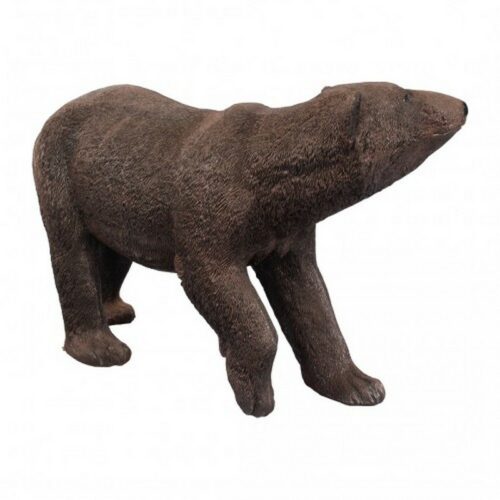 reproduction d'un ours brun en céramique nlcdeco