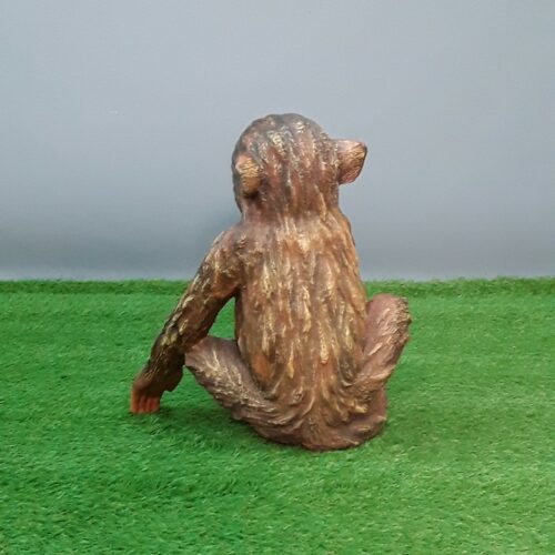 statuette petit singe assis nlcdeco
