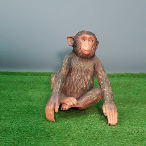 statuette résine petit singe assis nlcdeco
