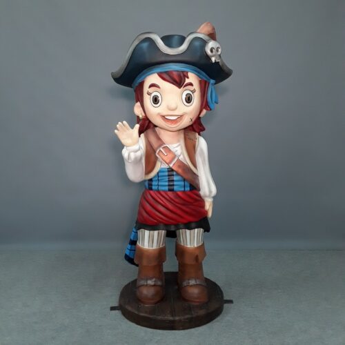 statue décorative fillette pirate nlcdeco