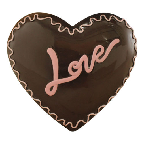 2505-1107-Chocolate-Heart-30x35x10 coeur resine nlcdeco