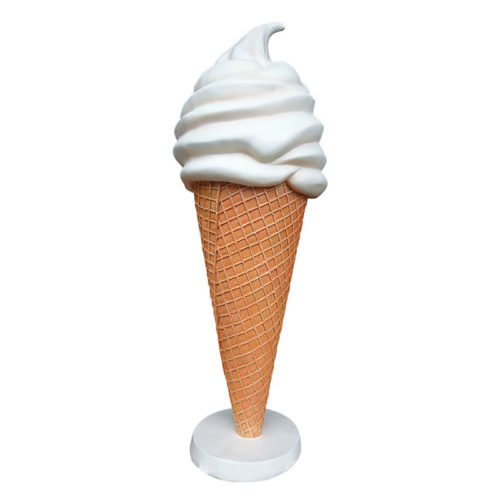2505-1112-sundae-cone glace decoration gourmandise en résine nlcdeco