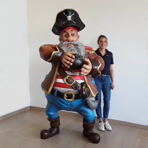 Pirate avec une bombe décor comique nlcdeco