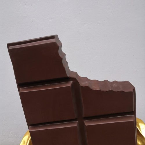barre de chocolat nlcdeco décoration en résine 1130 gourmandise