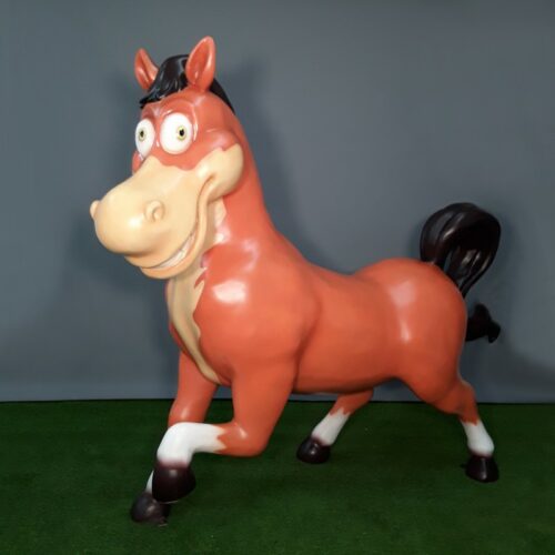 comic horse statue nlcdeco