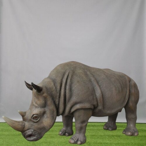 rhinocéros décor taille réelle