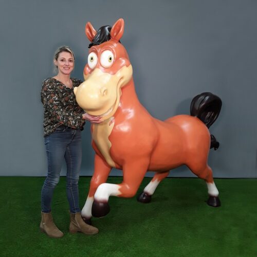 statue décorative cheval comique nlcdeco