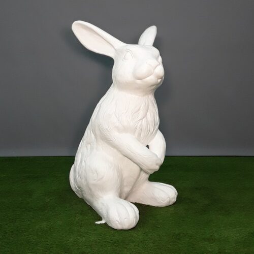 statue décorative à peindre lapin nlcdeco
