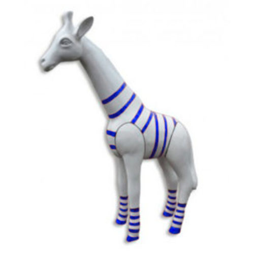 Girafe-M-blanche-marinière-bleu nlcdeco