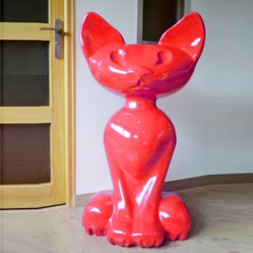Chat-design-New rouge nlcdeco