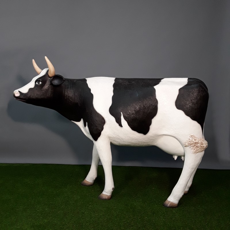 Fausse vache noire et blanche nlcdeco