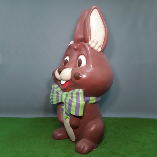 lapin géant en chocolat décor de pâques nlcdeco
