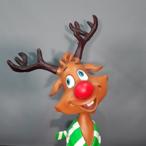 decorative comic christmas reindeer nlcdeco