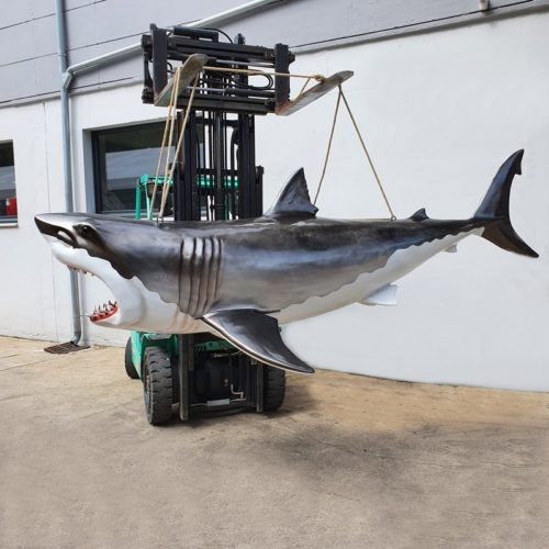 grand requin en résine décoration aquarium nlcdeco