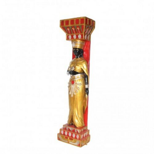 Statue femme égyptienne dans une colonne nlcdeco