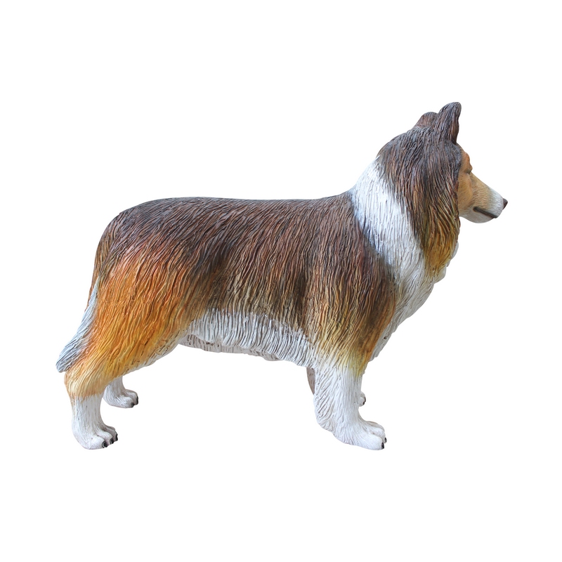 Collie resin dog nlcdeco
