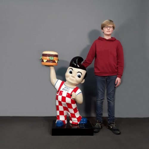 Statue serveur Américain fast food nlcdeco