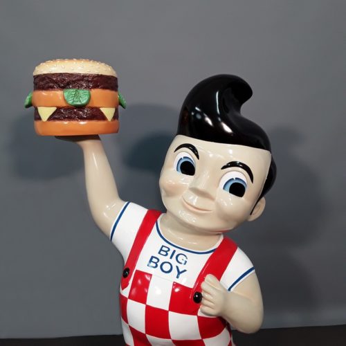 Statue serveur hamburger nlcdeco
