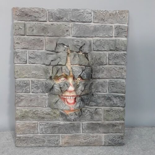 décor murale halloween visage