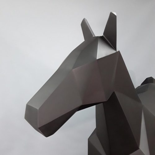 tête de cheval façon origami nlcdeco