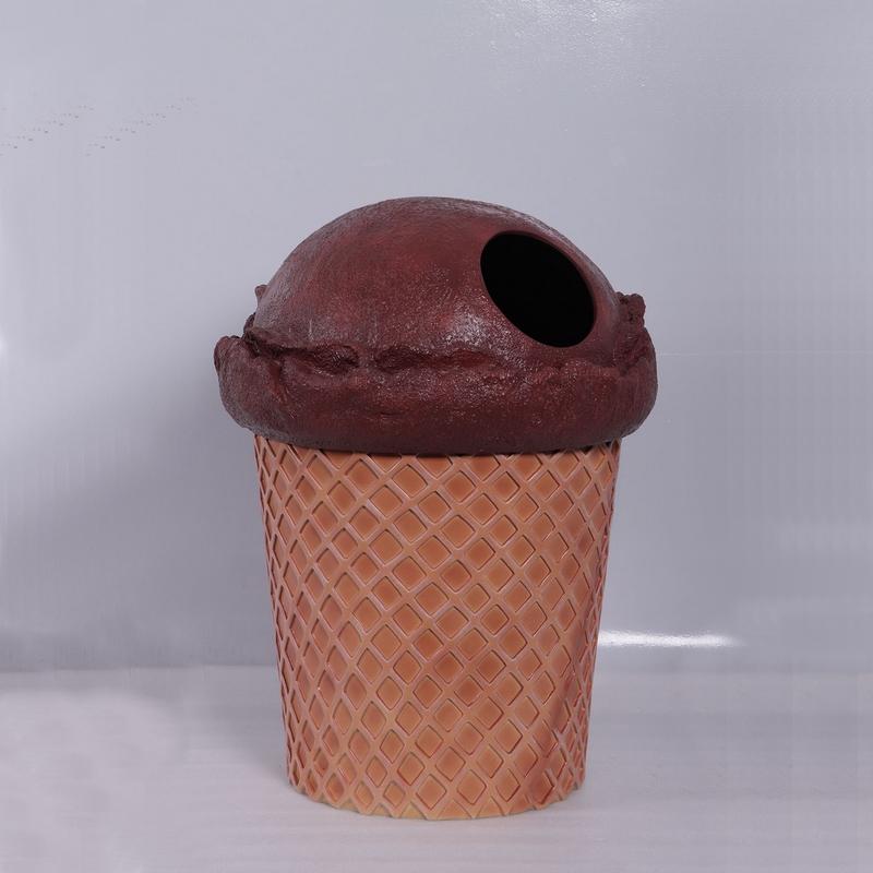 Ice Cream Cone Trash Can nlcdeco