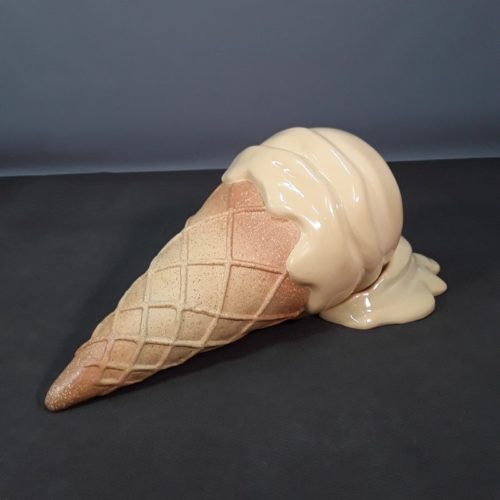 resin vanilla ice cream cone nlcdeco