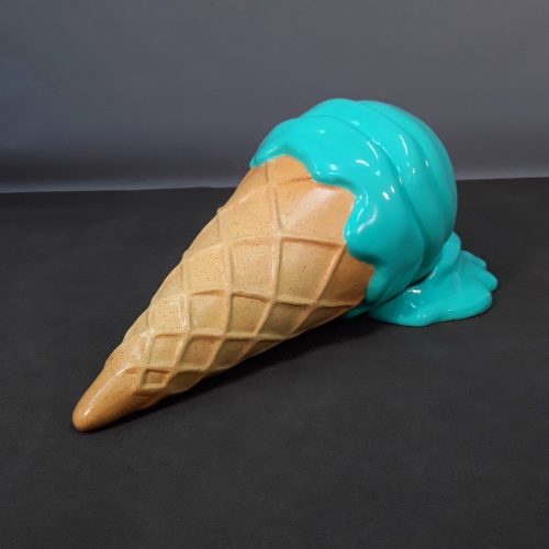 resin wall mounted ice cream cone nlcdeco