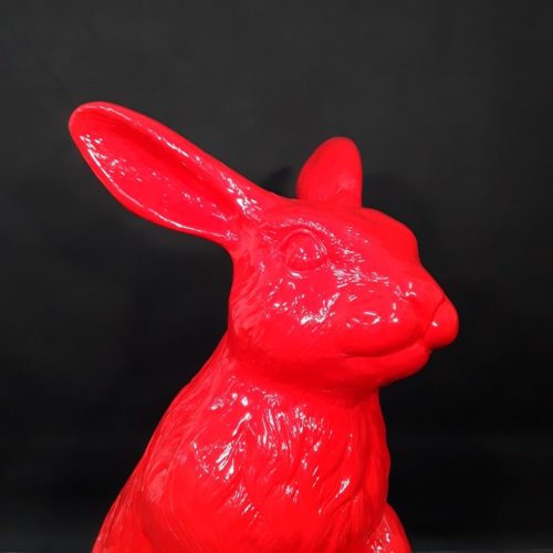 Red resine rabbit nlcdeco