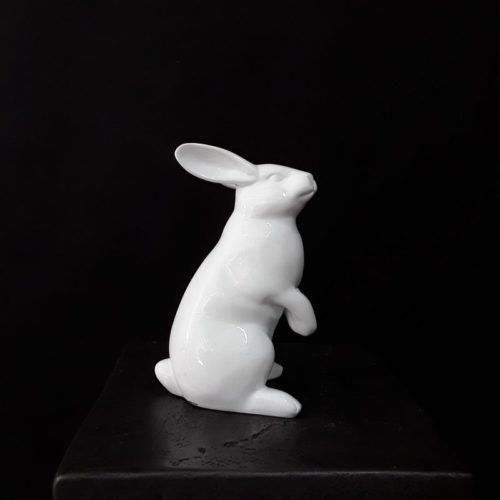 Statuette lapin blanc nlcdeco