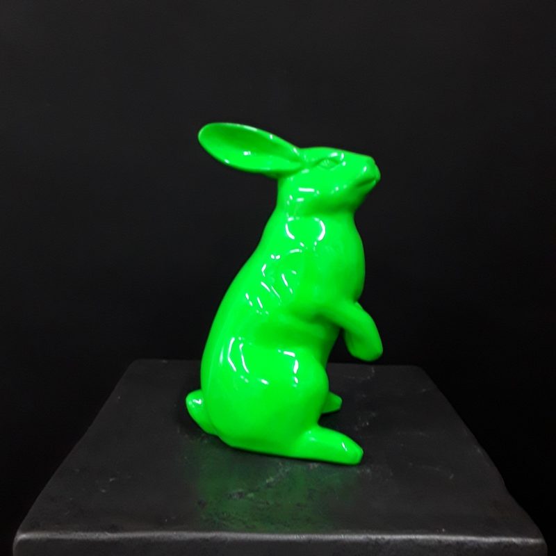 green rabbit easter design item nlcdeco