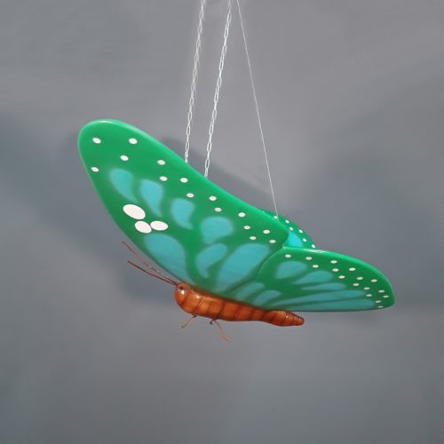 Insecte à suspendre papillon vert nlcdeco