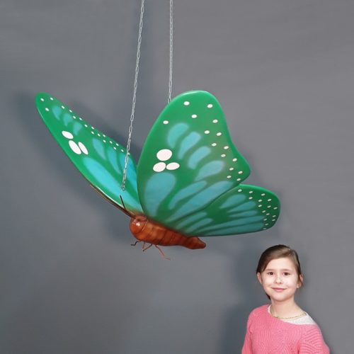 Papillon à suspendre vert nlcdeco