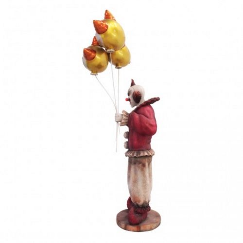 Statue clown et ballon nlcdeco