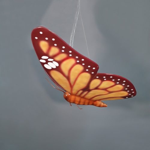 papillon géant orange nlcdeco