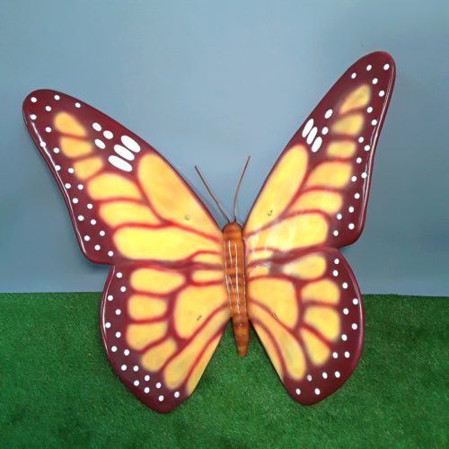 papillon orange à suspendre nlcdeco