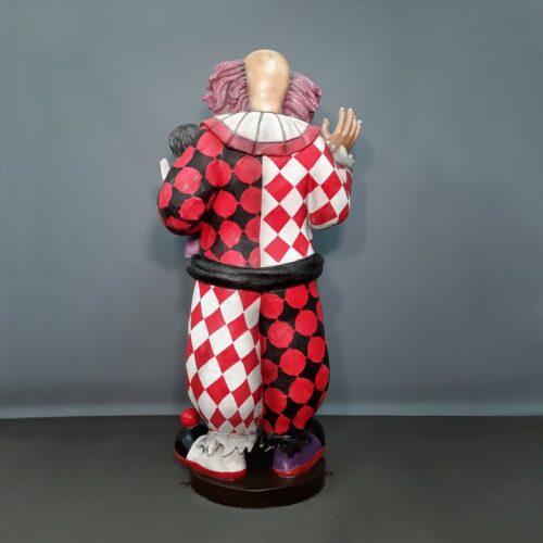 statue clown arlequin nlcdeco