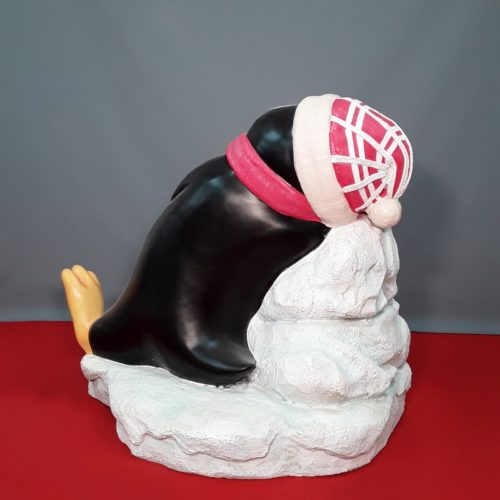 Pingouin couché sur banquise nlcdeco