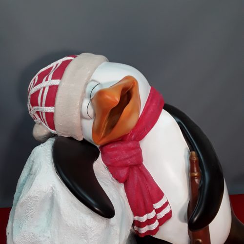 Pingouin endormi sur banquise nlcdeco